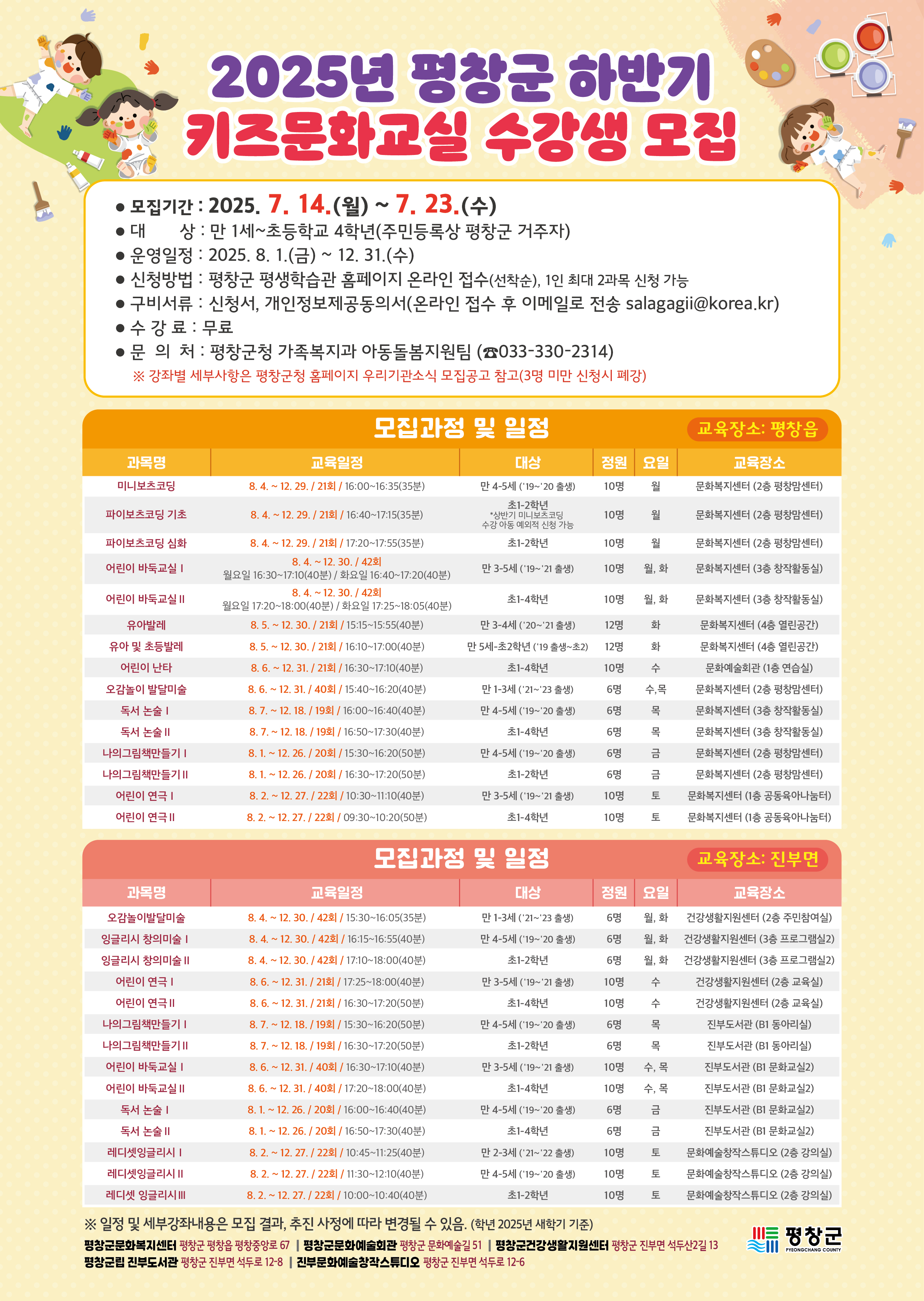 25년 하반기 키즈문화교실 포스터.jpg
